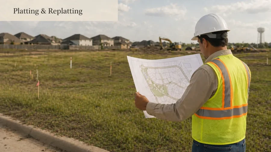 Platting & Replatting in Houston TX