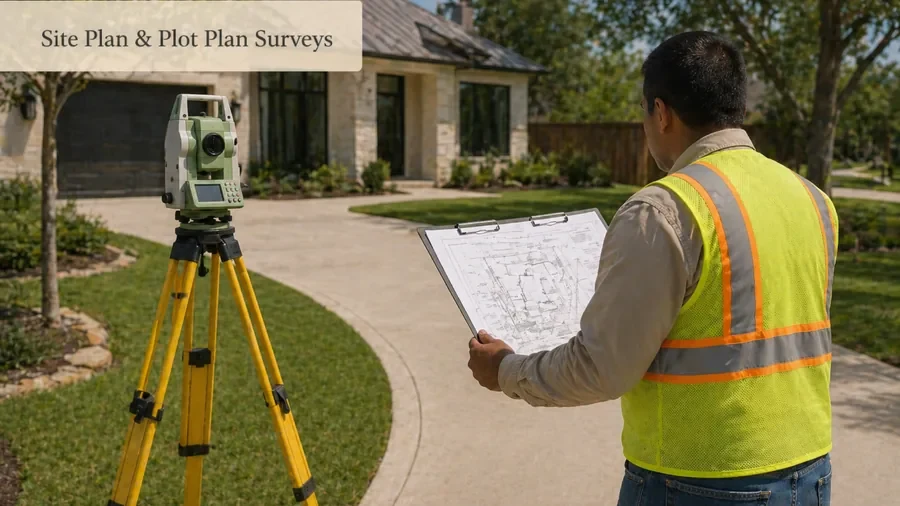Site Plan & Plot Plan Surveys in Houston TX